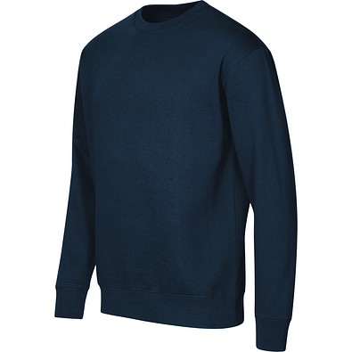 Sweatshirt unisex Crew, L, marineblau