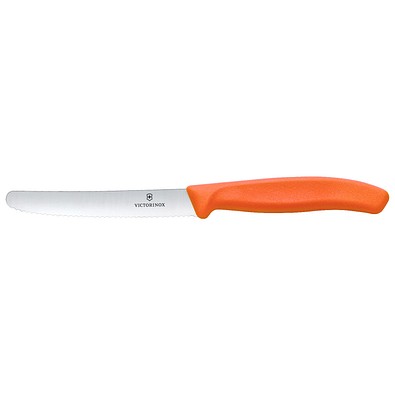 VICTORINOX Swiss Classic Tomaten- und Tafelmesser, tangerine orange