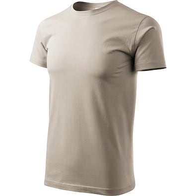 T-Shirt Herren Basic, 2XL, eisgrau
