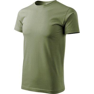 T-Shirt Herren Basic, 2XL, hellkhaki