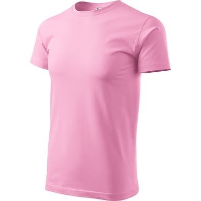 T-Shirt Herren Basic, 2XL, rosa