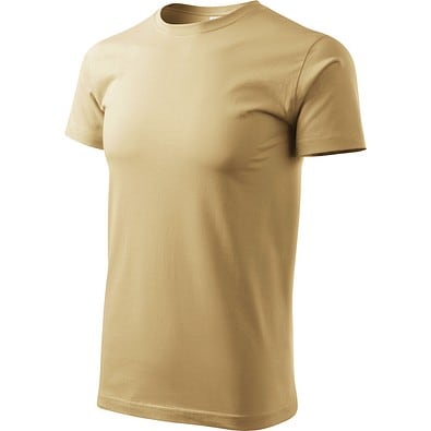 T-Shirt Herren Basic, 2XL, sand