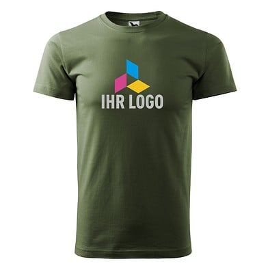 MALFINI T-Shirt Herren Basic, S, khaki