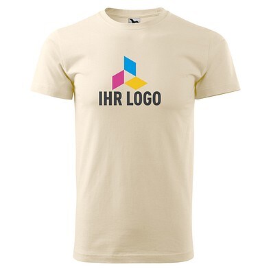 MALFINI T-Shirt Herren Basic, S, mandel