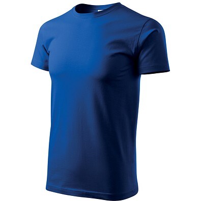 T-Shirt Herren Basic, S, königsblau