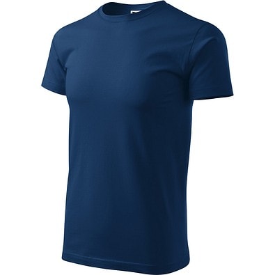 T-Shirt Herren Basic, S, mitternachtsblau
