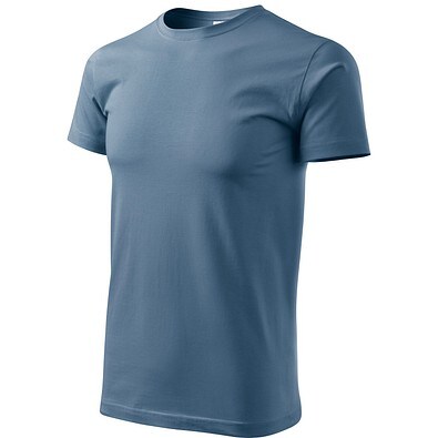 MALFINI T-Shirt Herren Basic, XS, denim