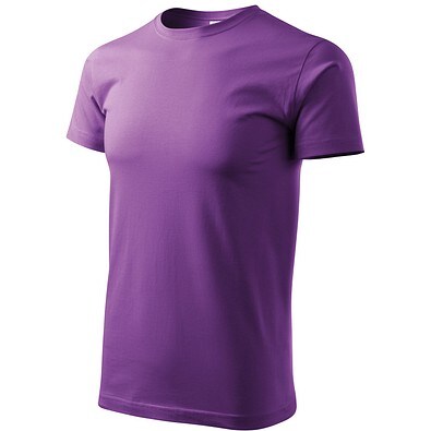 MALFINI T-Shirt Herren Basic, XS, lila