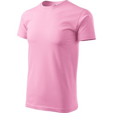MALFINI T-Shirt Herren Basic, XS, rosa