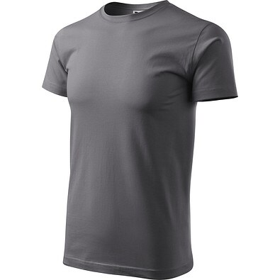 MALFINI T-Shirt Herren Basic, XS, stahlgrau