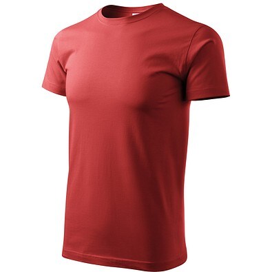 MALFINI T-Shirt Herren Basic, XS, weinrot