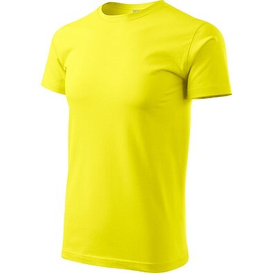 MALFINI T-Shirt Herren Basic, XS, zitronengelb