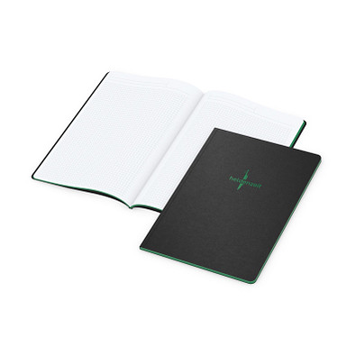 geiger notes Broschur Tablet-Book A4, inkl. Prägung und Farbschnitt grün geiger notes Broschur Tablet-Book A4, inkl. Prägung und Farbschnitt grün