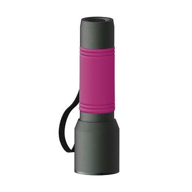 Taschenlampe REEVES-myFLASH 300, anthrazit/magenta