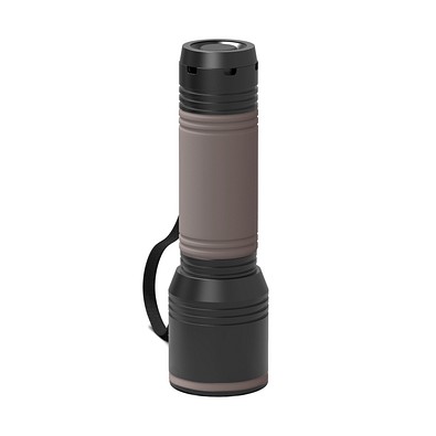 Taschenlampe REEVES-myFLASH 700, schwarz/braun