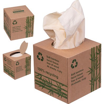 Taschentuchbox CONCEPCION, beige