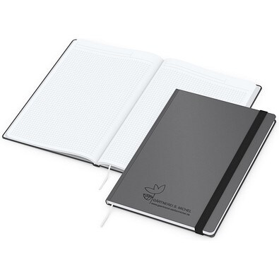 Geiger-Notes Notizbuch Terminax Smart-Book, DIN A4, anthrazit/schwarz