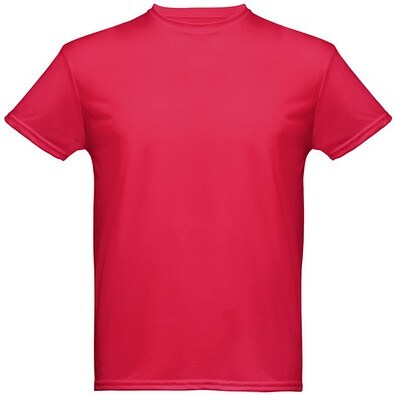 THC NICOSIA. Herren Sport T-shirt, Rot