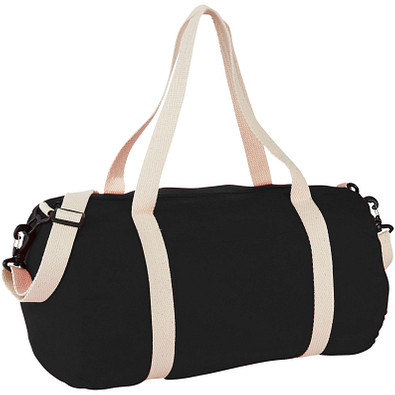 The Cotton Barrel Reisetasche, schwarz