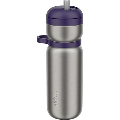 thermo-trinkflasche twist sport 600 ml - midnight blue, blau