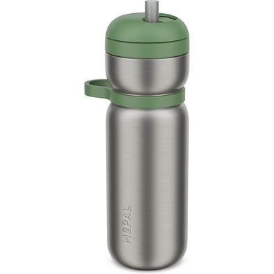 thermo-trinkflasche twist sport 600 ml - moss green, grün