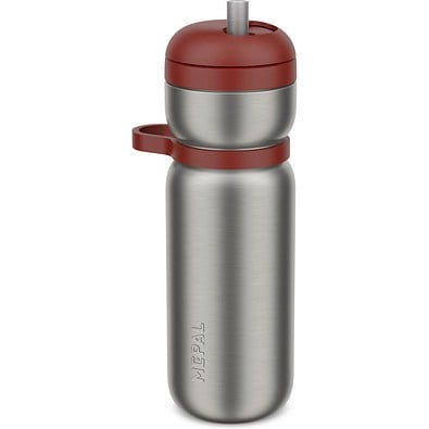 thermo-trinkflasche twist sport 600 ml - mountain red, rot