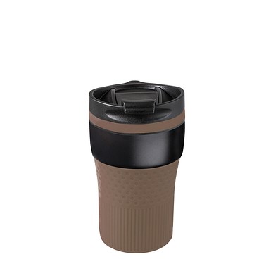 Thermobecher RETUMBLER-BAYAMO CORPORATE, schwarz/braun