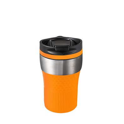 Thermobecher RETUMBLER-BAYAMO CORPORATE, silber/orange