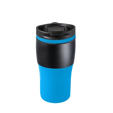 Thermobecher RETUMBLER-BAYAMO MEZZO CORPORATE, schwarz/hellblau