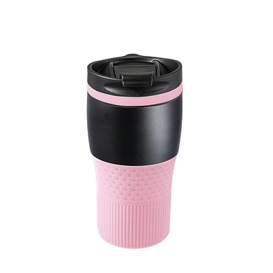 Thermobecher RETUMBLER-BAYAMO MEZZO CORPORATE, schwarz/rosa