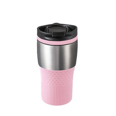 Thermobecher RETUMBLER-BAYAMO MEZZO CORPORATE, silber/rosa