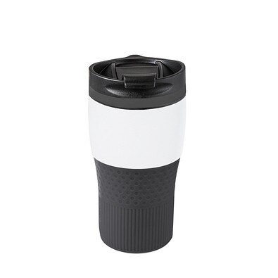 Thermobecher RETUMBLER-BAYAMO MEZZO CORPORATE, weiß/anthrazit