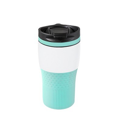 Thermobecher RETUMBLER-BAYAMO MEZZO CORPORATE, weiß/mint
