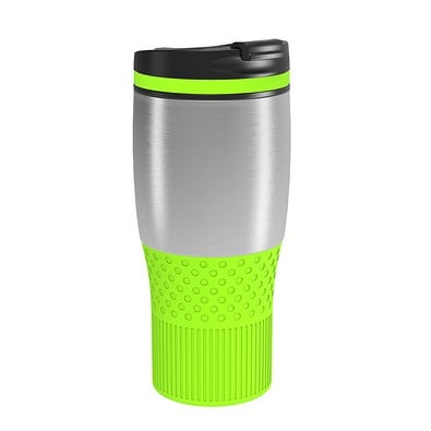 Thermobecher RETUMBLER-myBAYAMO GRANDE II, silber/hellgrün