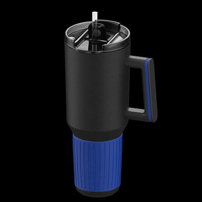 Thermobecher RETUMBLER-myKINGS CANYON 1200, schwarz/blau