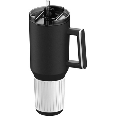 Thermobecher RETUMBLER-myKINGS CANYON 1200, schwarz/weiß