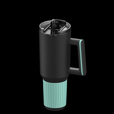 Thermobecher RETUMBLER-myKINGS CANYON 900, schwarz/mint