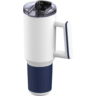 Thermobecher RETUMBLER-myKINGS CANYON 900, weiß/dunkelblau