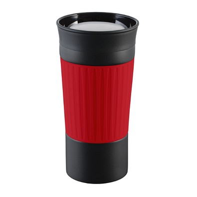 Thermobecher RETUMBLER-myKINGSTON, schwarz, rot