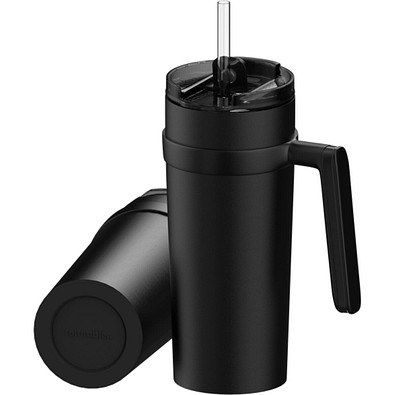 Thermobecher RETUMBLER-myORINOCO CERAMIC, schwarz/schwarz