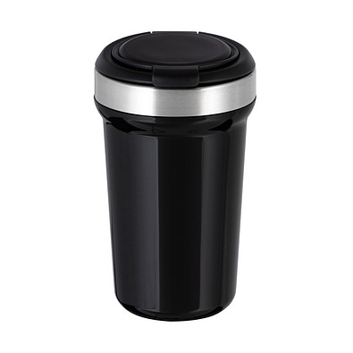 Thermobecher RETUMBLER-myVIVERO, silber/schwarz