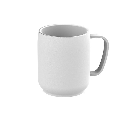 Thermotasse RETUMBLER-myNIZZA CERAMIC, weiß