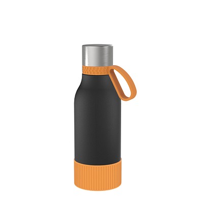 Thermotrinkflasche RETUMBLER-myNIZZA II 420 CERAMIC, schwarz/orange/orange