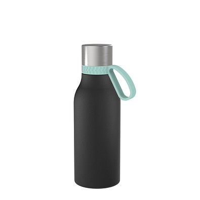 Thermotrinkflasche RETUMBLER-myNIZZA II 420 CERAMIC, schwarz, Ring mint