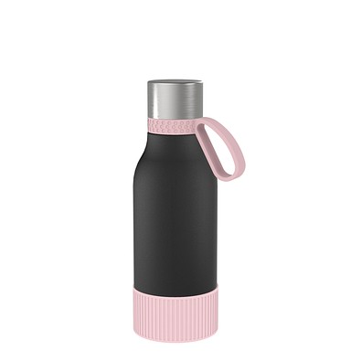 Thermotrinkflasche RETUMBLER-myNIZZA II 420 CERAMIC, schwarz/rosa/rosa