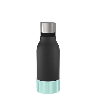Thermotrinkflasche RETUMBLER-myNIZZA II 420 CERAMIC, schwarz, Sleeve mint
