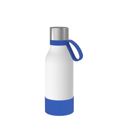 Thermotrinkflasche RETUMBLER-myNIZZA II 420 CERAMIC, weiß/blau/blau