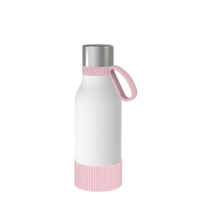 Thermotrinkflasche RETUMBLER-myNIZZA II 420 CERAMIC, weiß/rosa/rosa