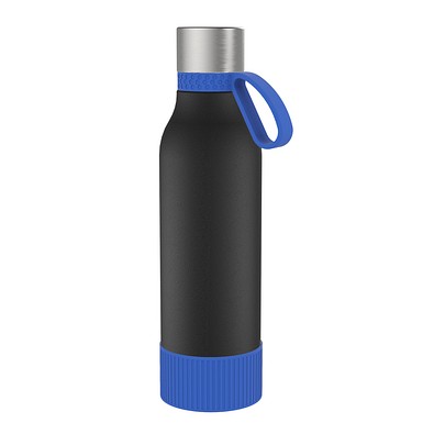 Thermotrinkflasche RETUMBLER-myNIZZA II 600 CERAMIC, schwarz/blau/blau