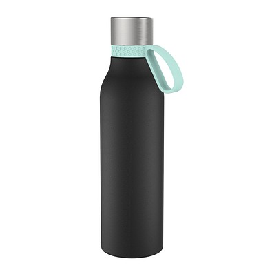 Thermotrinkflasche RETUMBLER-myNIZZA II 600 CERAMIC, schwarz, Ring mint